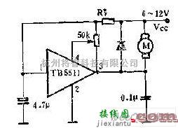 控制电路中的TB5511直流马达速度控制电路的应用  第1张