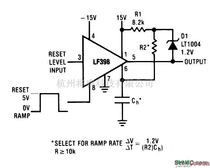 基础电路中的带可变重置电平的斜坡发生器  第1张