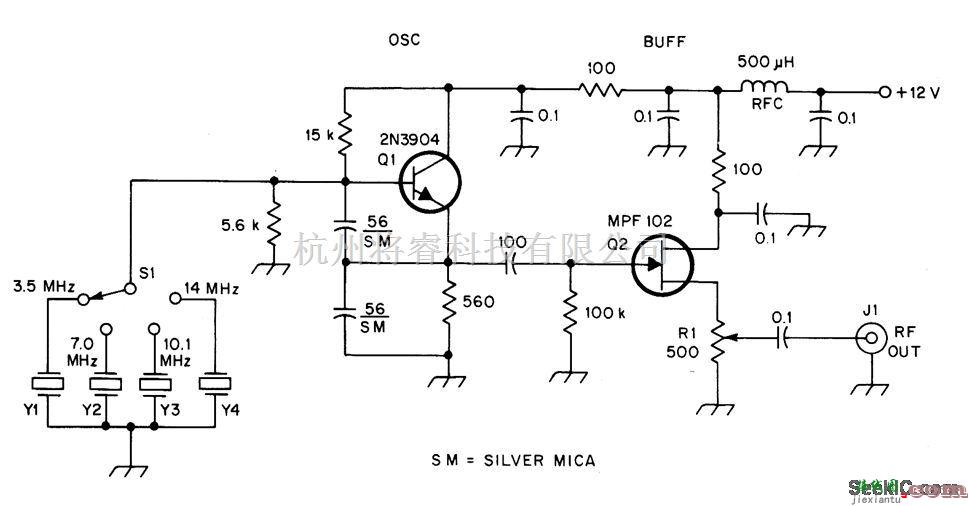信号发生中的高频信号发生器电路  第1张