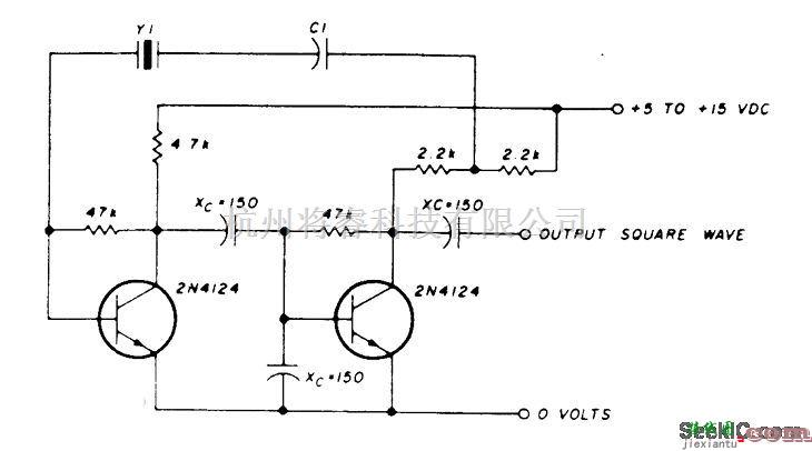 基础电路中的10kHz-150kHz的低频晶体振荡器  第1张