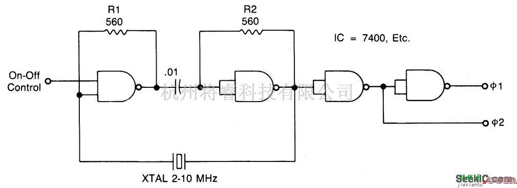 基础电路中的IC兼容的晶体振荡器电路  第1张