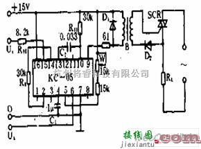 电源电路中的KC-05控制的调压器电路图  第1张