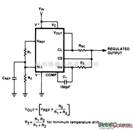 电源电路中的低压调节器（输出电压从2V 到7V）  第1张