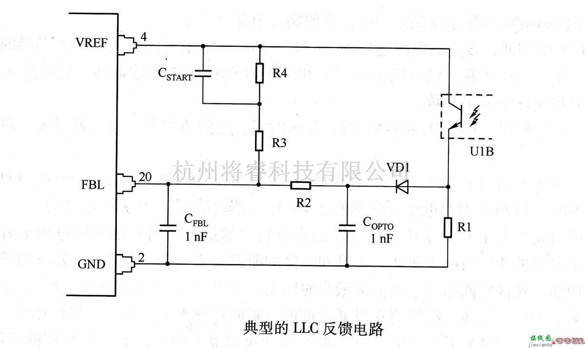 电源电路中的典型的LLC反馈电路  第1张