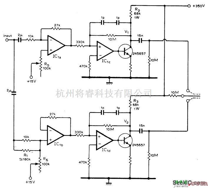 音频电路中的静电耳机电路  第1张