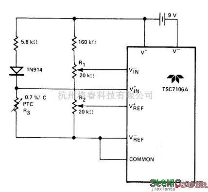 传感器电路中的正温度传感器与系数电阻
  第1张