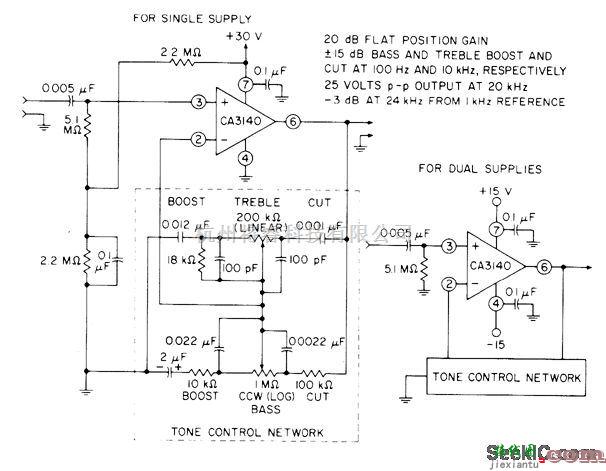 控制电路中的低音/高音增强/切割  第1张