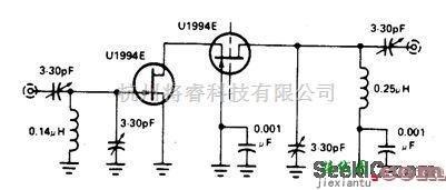 线性放大电路中的80兆赫级联放大器  第1张