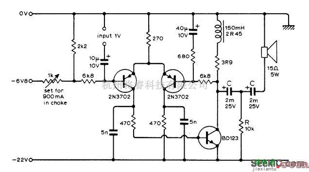 电源电路中的5W A级电路  第1张