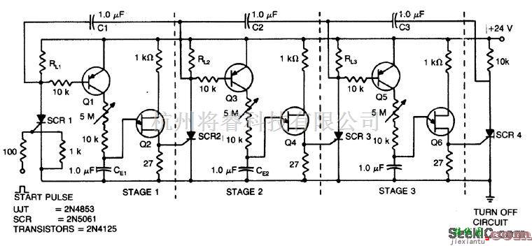 定时控制中的序列UJT定时器  第1张