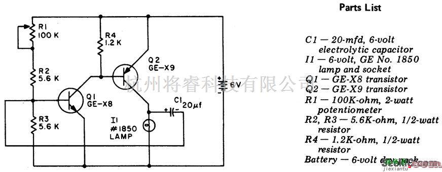 电源电路中的霓虹管闪光电路  第1张