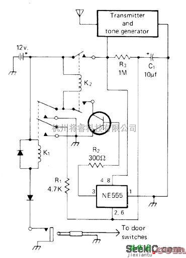 报警控制中的无声报警电路  第1张