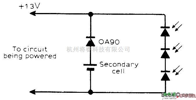 电源电路中的太阳能备用电源电路  第1张