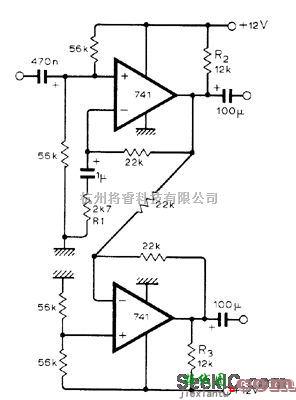 音频电路中的功放平衡输出电路  第1张