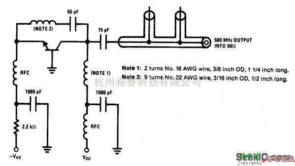 基础电路中的500兆赫的振荡器  第1张