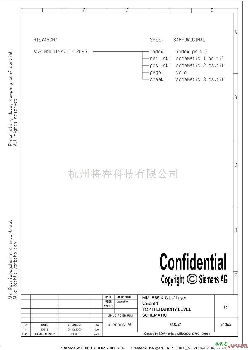 通信电路中的西门子M65电路图设计[_]20  第1张