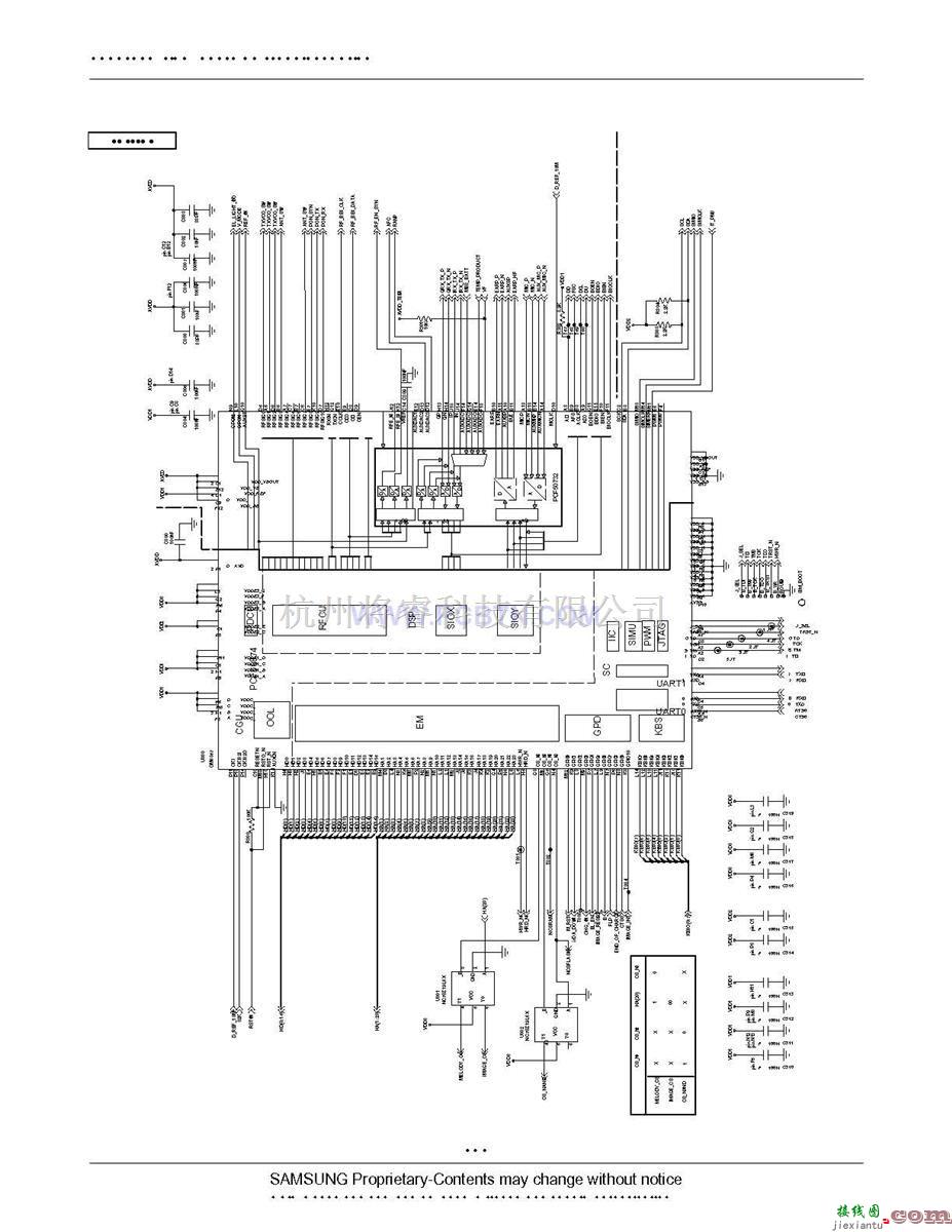 通信电路中的三星E708电路图SAMSUNG SGH-E708 SM[_]09  第1张