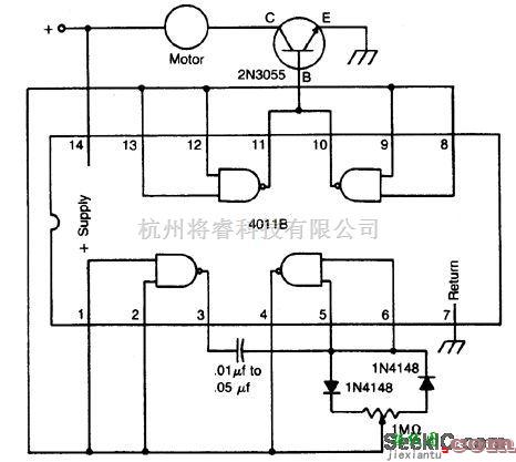 控制电路中的直流马达速度控制电路  第1张