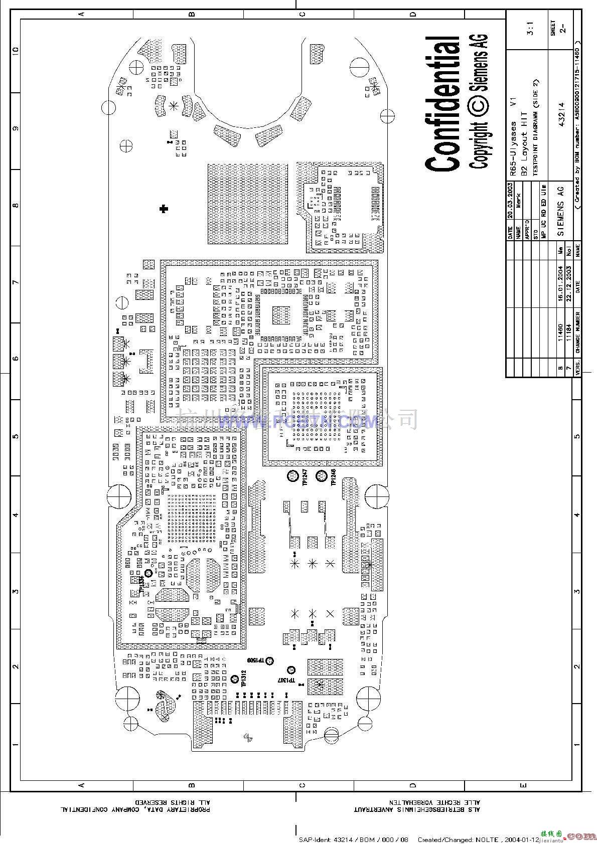 通信电路中的西门子原件排版CX65  16 第1张