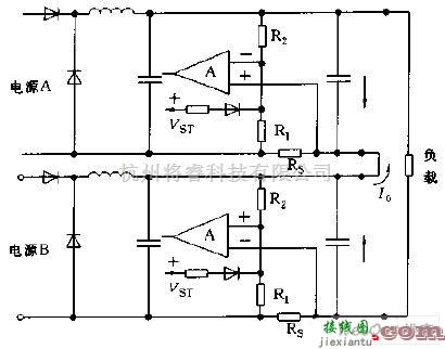 电源电路中的两电源串联时故障防止电路  第1张