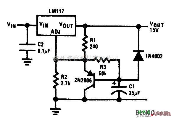 电源电路中的高稳定10V调节器  第1张