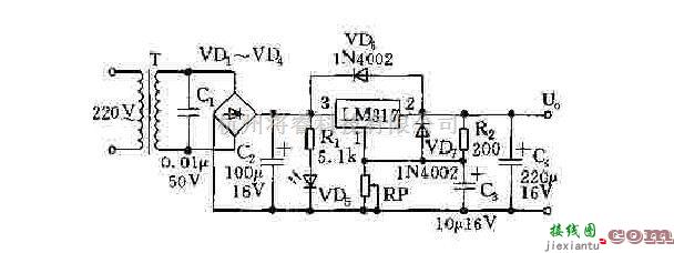 电源电路中的改装稳压电源的工作原理  第1张