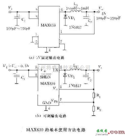 电源电路中的MAX639的基本使用方法电路  第1张