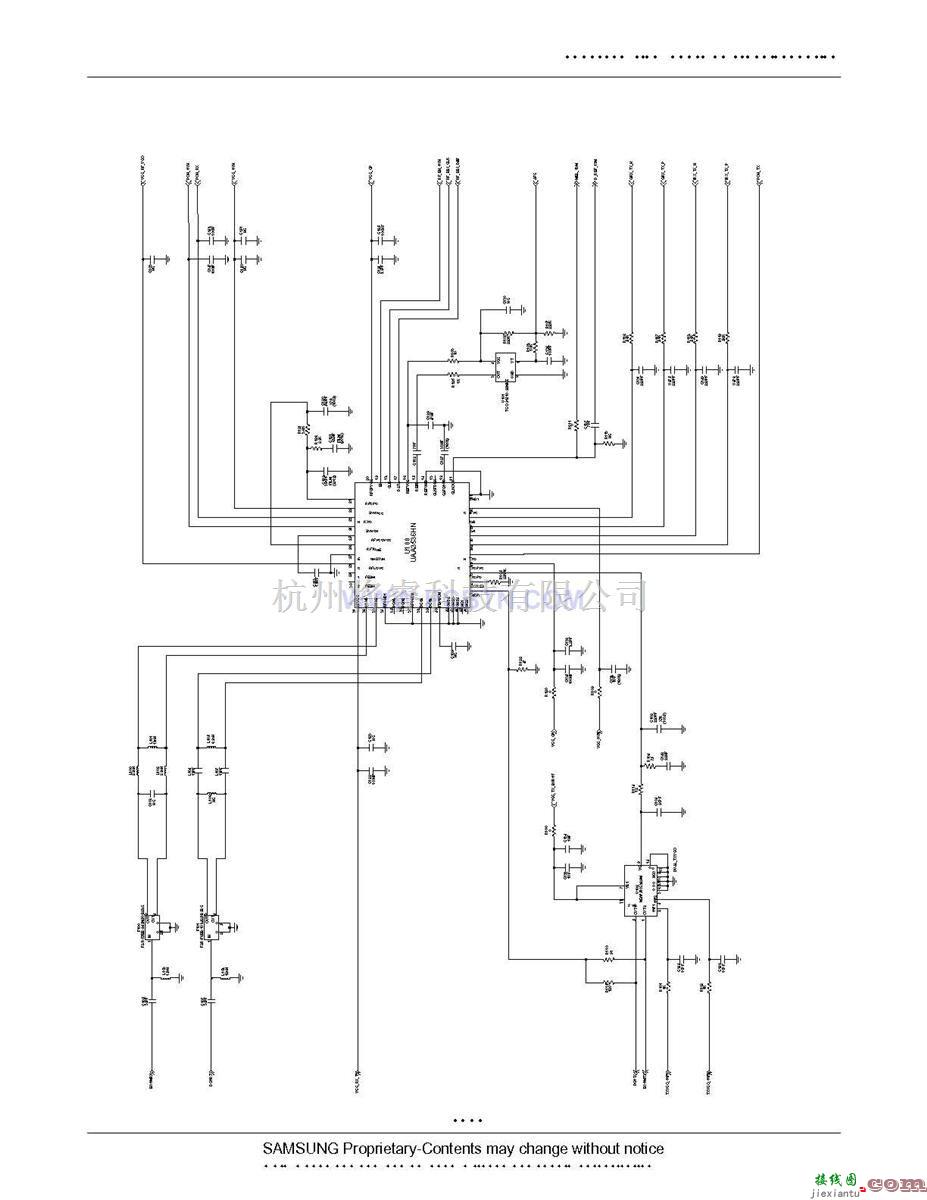 通信电路中的三星E708的电路图SAMSUNG SGH-E708 SM[_]27  第1张