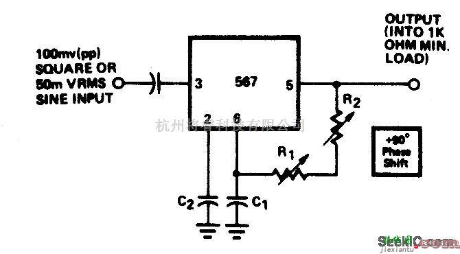 基础电路中的0°到180°相移器  第1张