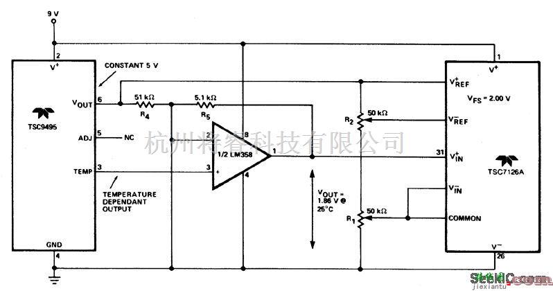 传感器电路中的集成电路温度传感器  第1张