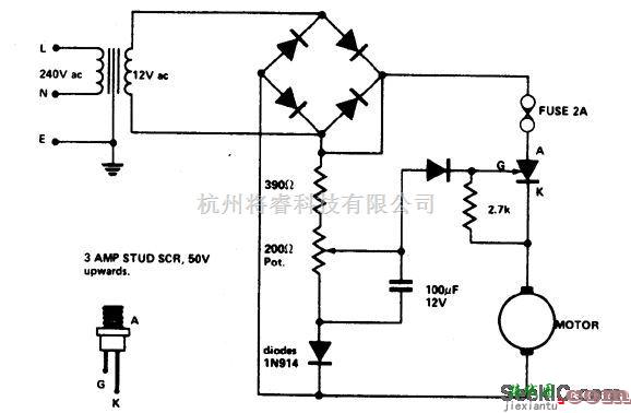 控制电路中的模型火车或汽车的速度控制电路
  第1张