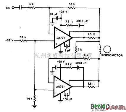 线性放大电路中的桥类型的交流伺服放大器  第1张
