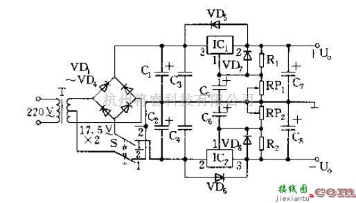 电源电路中的连续可调直流稳压电源及其工作原理  第1张