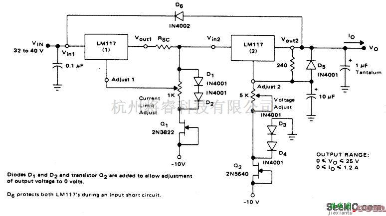 电源电路中的带有可调电流限制和输出电压的电源
  第1张