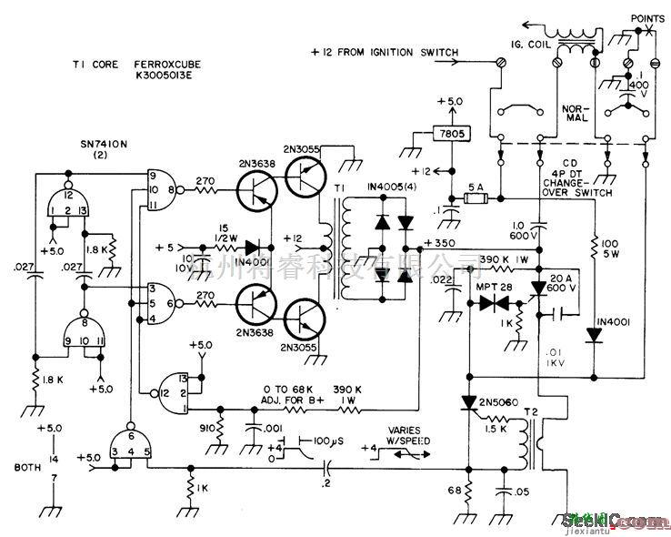 控制电路中的CD点火电路  第1张