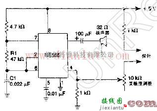 基础电路中的发声式连续性测试仪电路  第1张