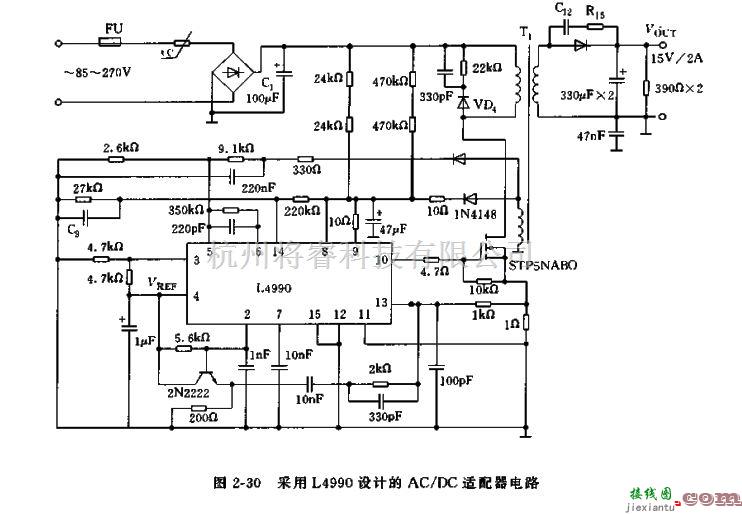 电源电路中的基于L4990芯片设计配置器电路  第1张