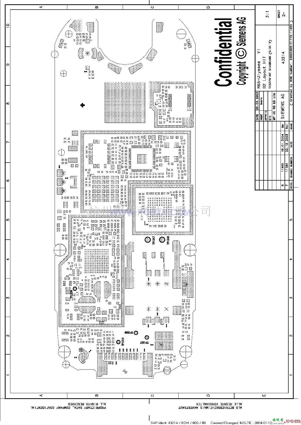 通信电路中的西门子C65电路图——CX65  16 第1张