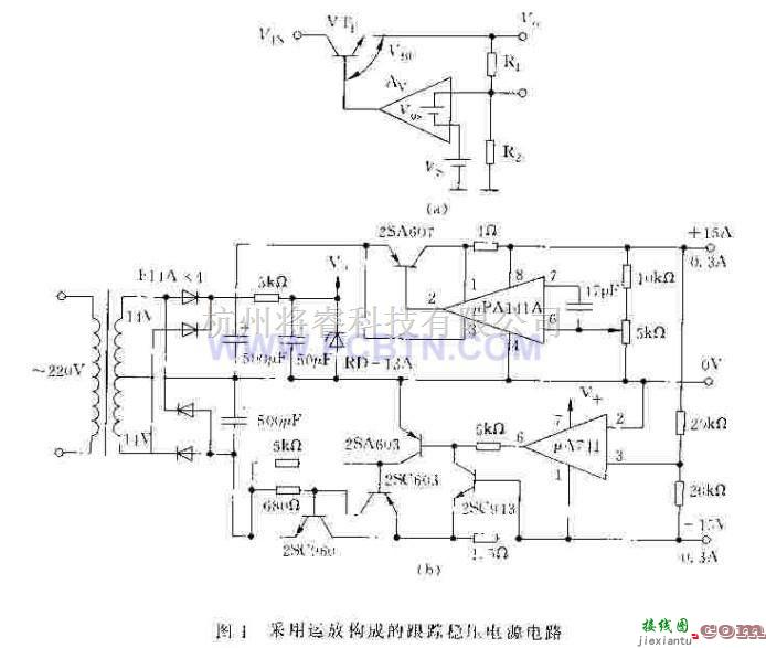 电源电路中的集成运放在线性稳压电源中的应用  第1张