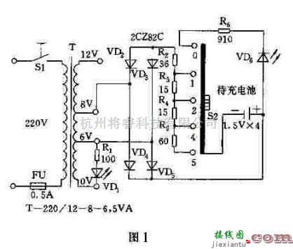 电源电路中的干电池充电器  第1张