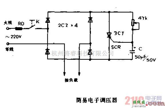 电子调压器的简单设计电路  第1张