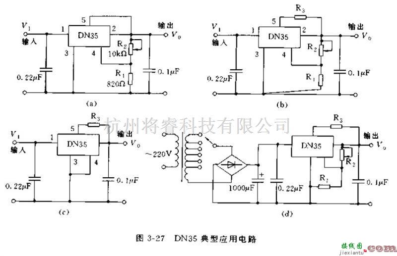 电源电路中的DN35的典型应用电路  第1张