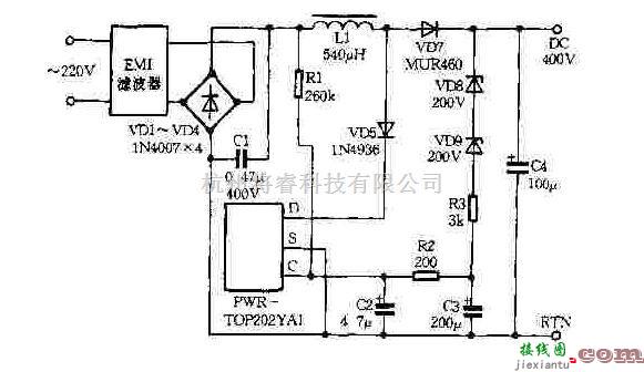 电源电路中的一种PFC升压变压器  第1张