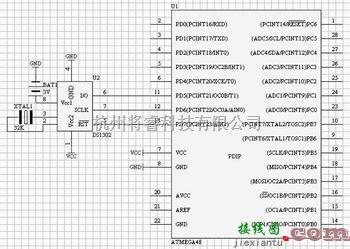 微机单片机中的基于ATMEGA48与DS1302组成的定时控制系统  第1张