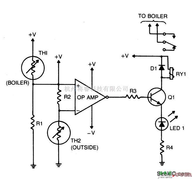 控制电路中的锅炉控制电路  第1张