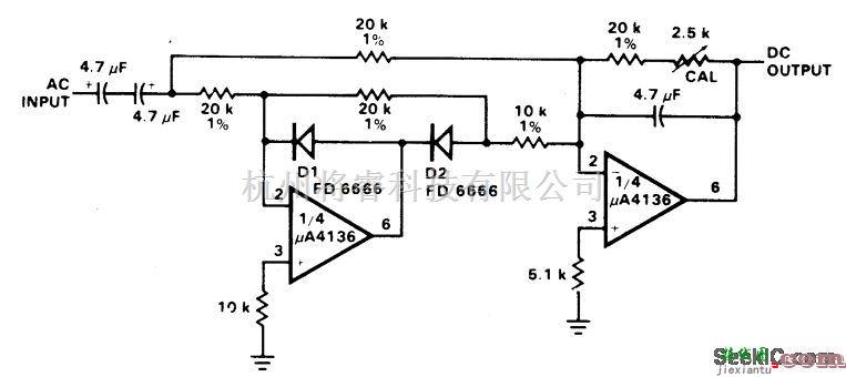 滤波器中的全波整流器和平均滤波器  第1张