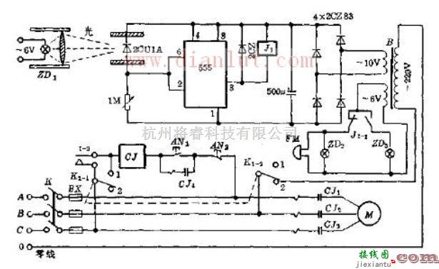 光电保安器电路原理  第1张