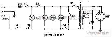 万和WK237机械式微波炉电路图  第1张