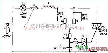 宝洋牌高级调光书写台灯电路  第1张