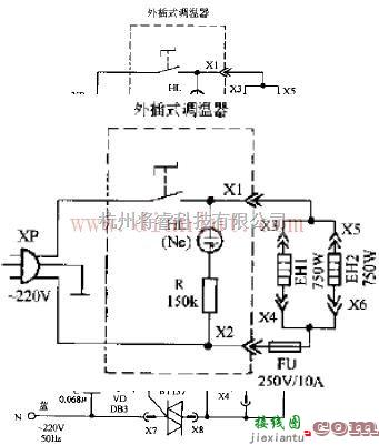 介绍半球HE-D500 1500HA电子调温电炉电路组成  第1张